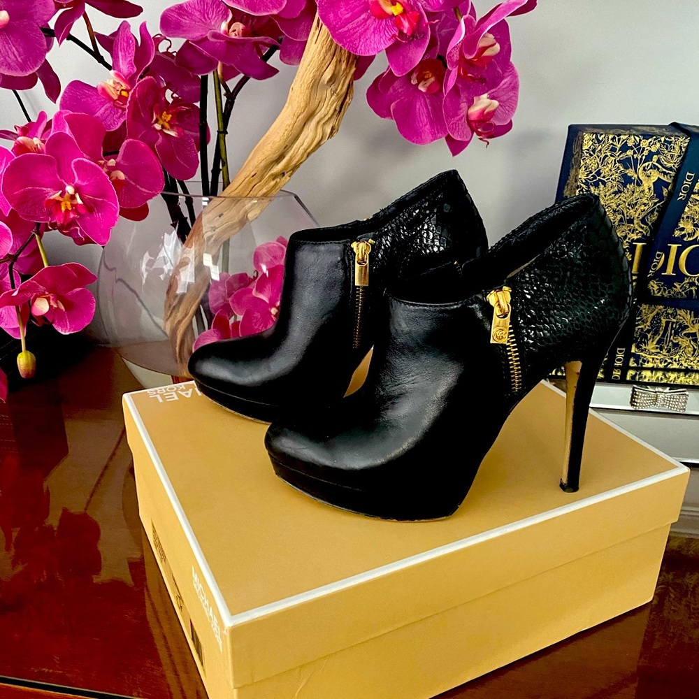 Michael Kors bootie heels